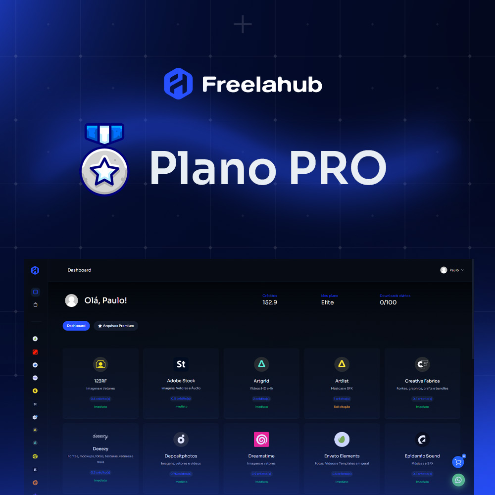 Plano PRO FreelaHub